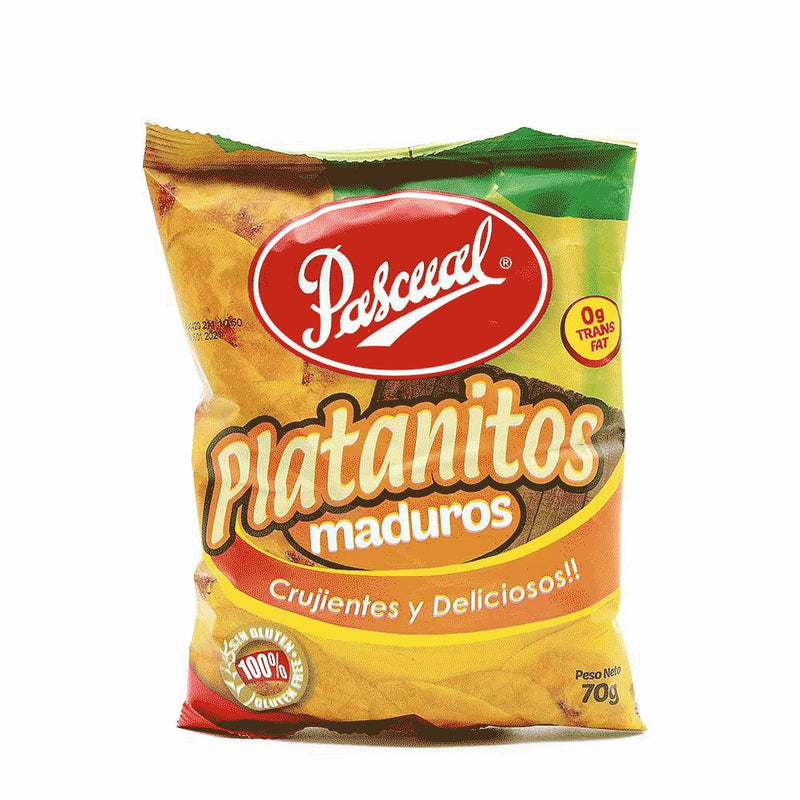 PLATANITOS MADUROS PASCUAL 70 GR