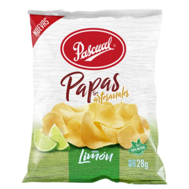 PAPAS ARTESANAL LIMON PASCUAL 28 GR