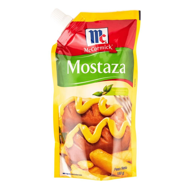 MOSTAZA DOY PACK MCCORMICK 180 GR