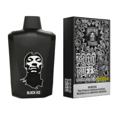 VAPE RECHARGEABLE SNOOP DOG BLACK ICE 7000 PUFFS