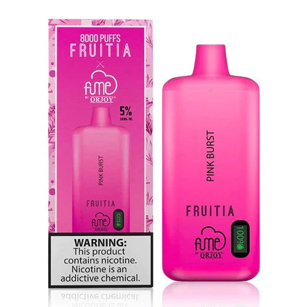 VAPE FUME X FRUITIA PINK BURST 8000 PUFFS