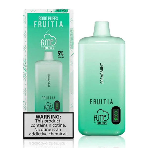 VAPE FUME X FRUITIA SPEARMINT 8000 PUFFS