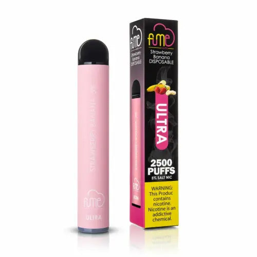 VAPE FUME ULTRA STRAWBERRY BANANA 2500 PUFFS