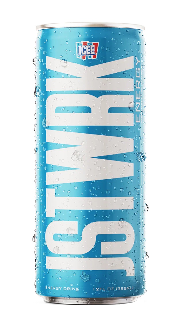 JST WRK ENERGY DRINK ICEE BLUE RASPBERRY 355 ML