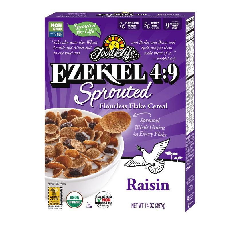 CEREAL SPROUTED RAISINS EZEKIEL 397 GR