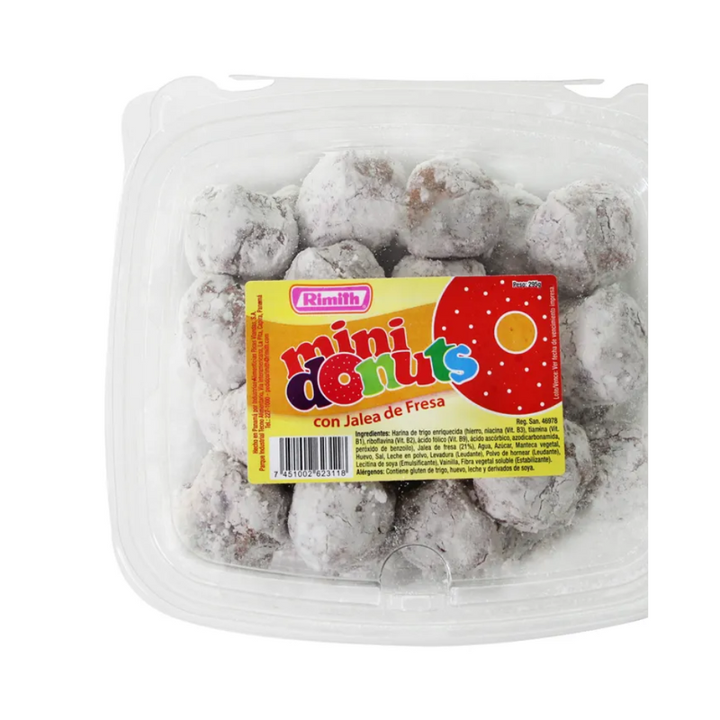 MINI DONUTS RIMITH RELLENOS DE FRESA 30 UND