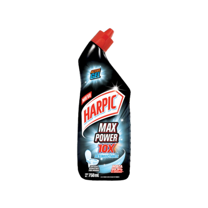 LIMPIADOR PARA BAÑO MAX POWER HARPIC 750ML