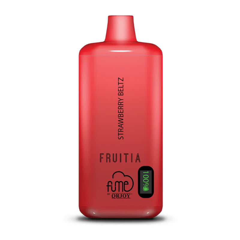 VAPE FUME X FRUITIA STRAWBERRY BELTZ 8000 PUFFS