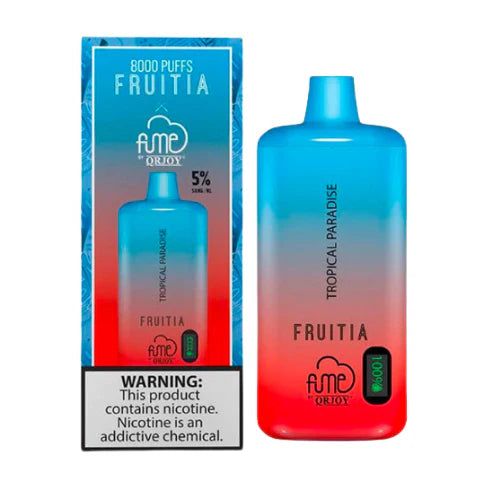 VAPE FUME X FRUITIA TROPICAL PARADISE 8000 PUFFS