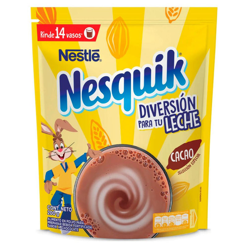 CHOCOLATE EN POLVO DOYPACK NESQUIK 200 GR