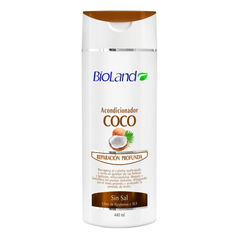 ACONDICIONADOR DE COCO BIOLAND 440 ML