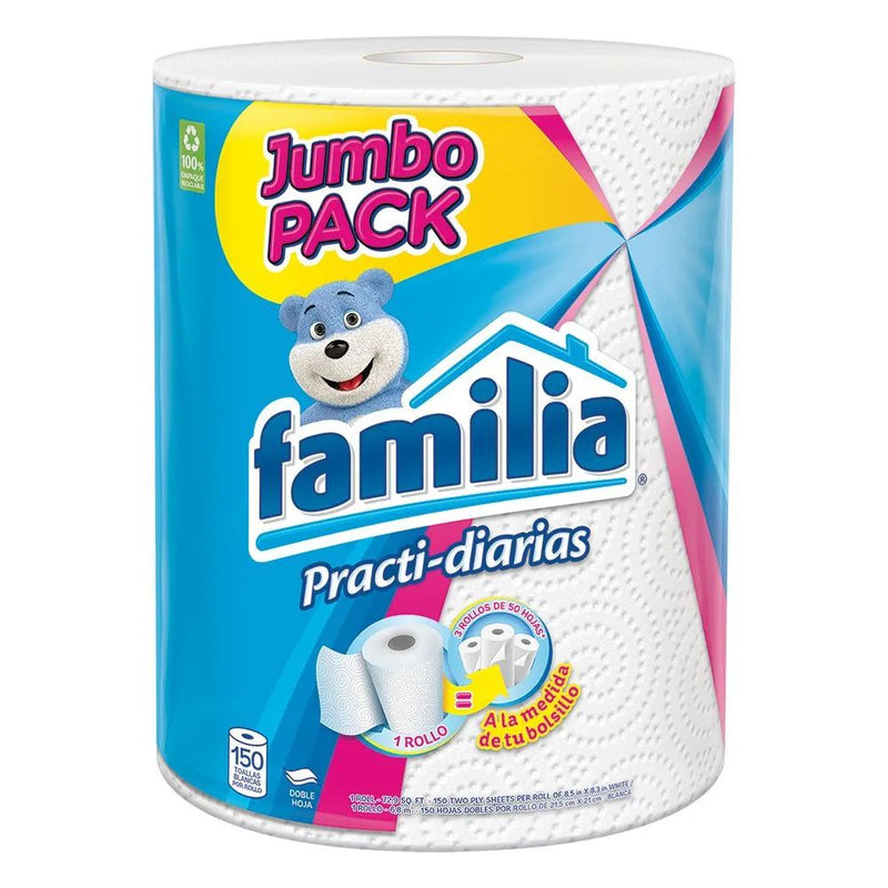 PAPEL TOALLA JUMBO PACK DIARIAS 150 HOJAS