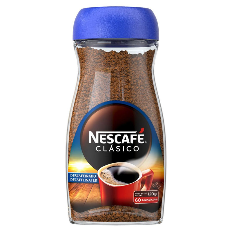 CAFE DESCAFEINADO FRASCO NESCAFE 120 GR