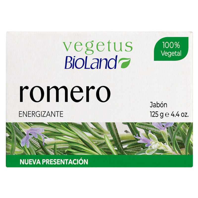 JABON DE BAÑO EN BARRA ROMERO BIOLAND 125 GR