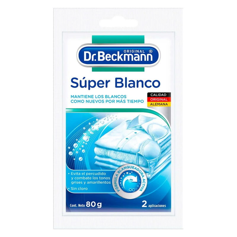 BLANQUEADOR QUITAMANCHAS EN POLVO DR. BECKMANN 80 GR