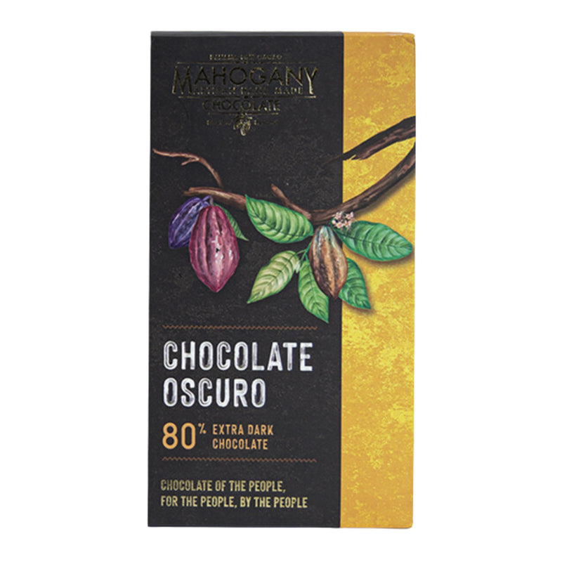 CHOCOLATE OSCURO 80% EXTRA DARK MAHOGANY 70 GR