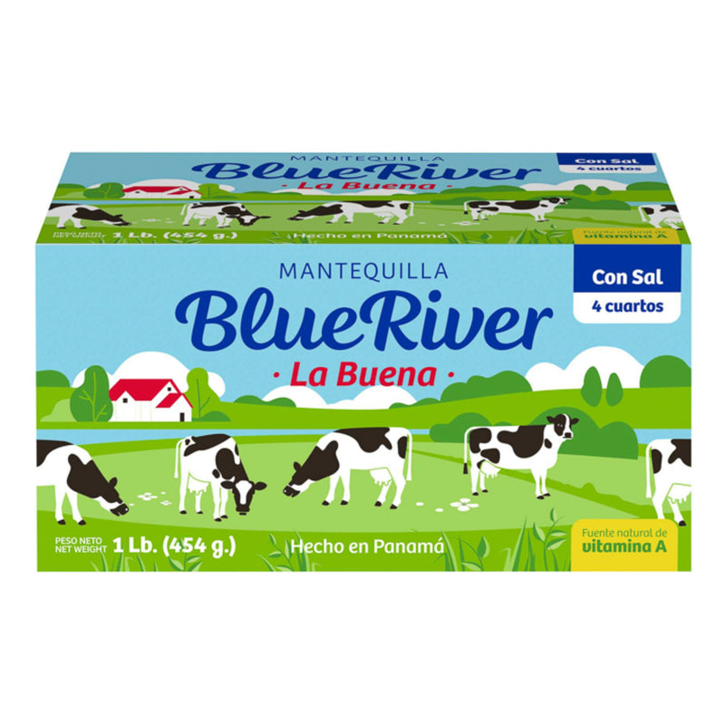 MANTEQUILLA BLUE RIVER EN BARRA 1 LB