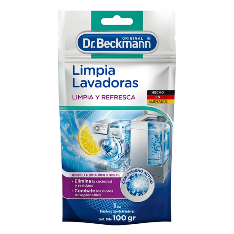 LIMPIA LAVADORAS LIMPIA Y REFRESCA DR. BECKMANN 100 GR