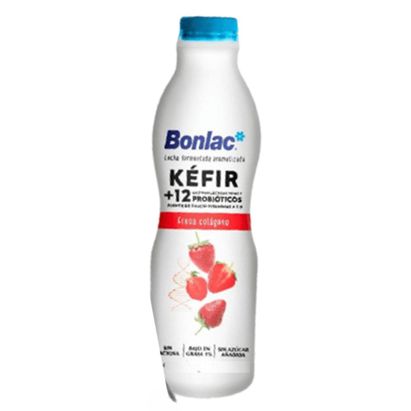 YOGURT KEFIR FRESA COLAGENO BONLAC 800 ML