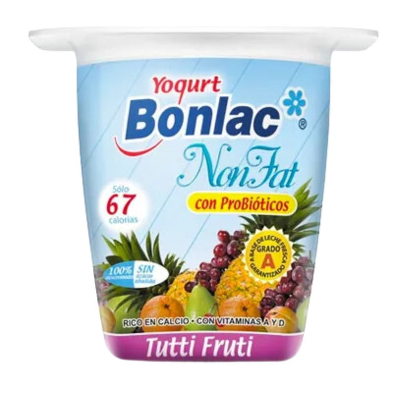 YOGURT NON-FAT TUTI FRUTI BONLAC 175 GR