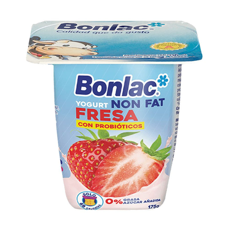 YOGURT NON-FAT FRESA BONLAC 175 GR