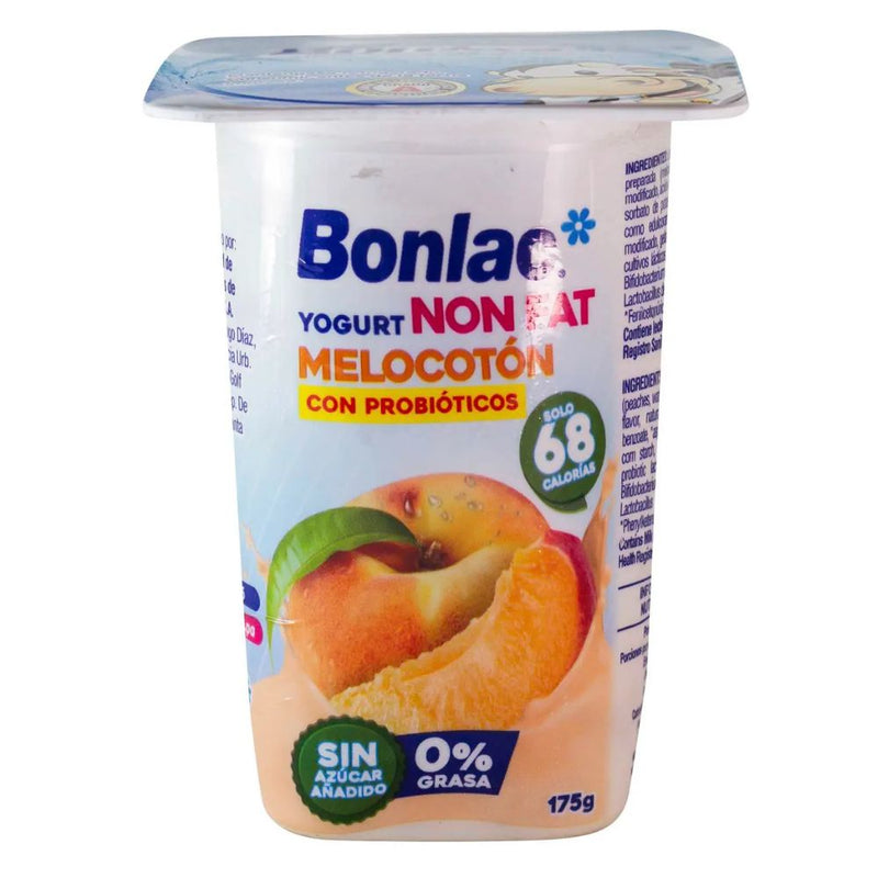 YOGURT NON-FAT MELOCOTON BONLAC 175 GR