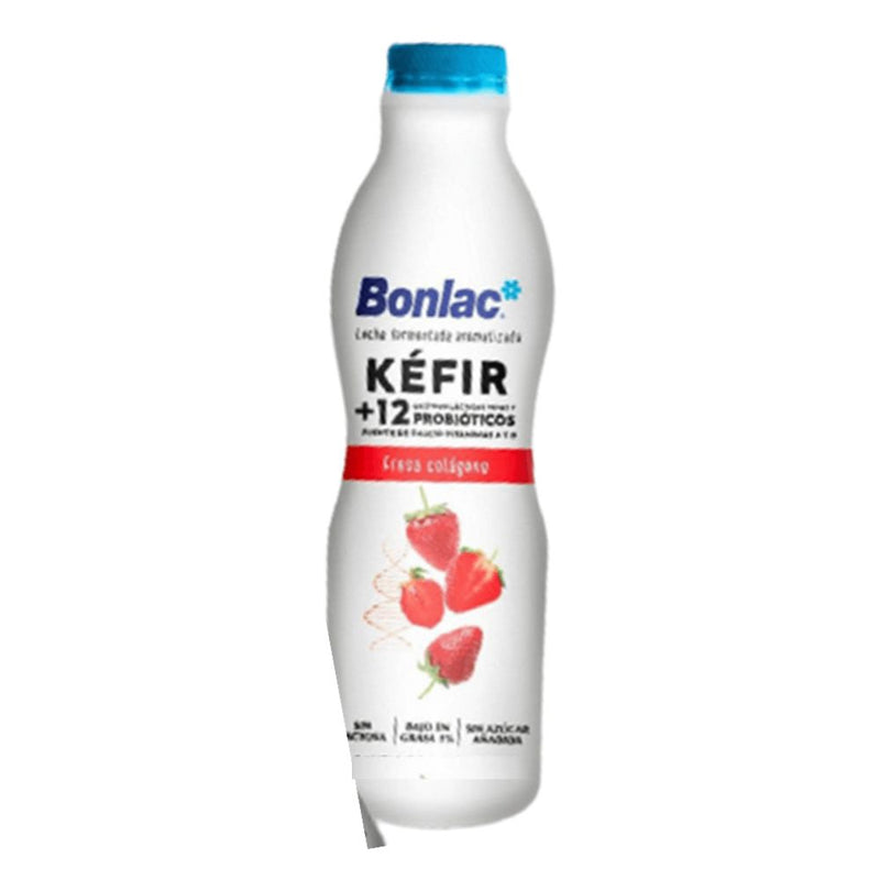 YOGURT KEFIR FRESA COLAGENO BONLAC 200 ML