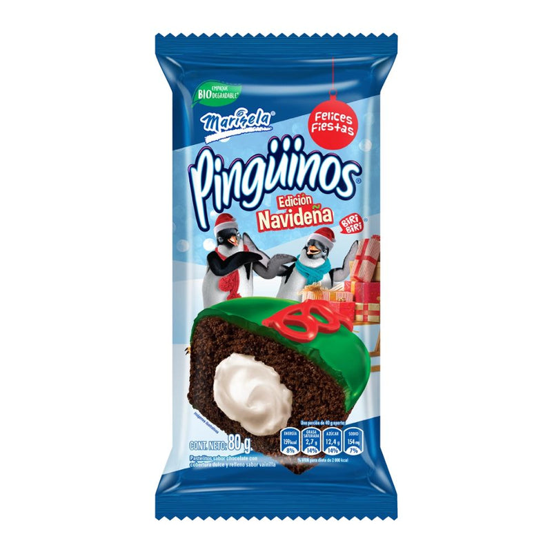 PINGUINOS NAVIDEÑOS  BIMBO 80 GR