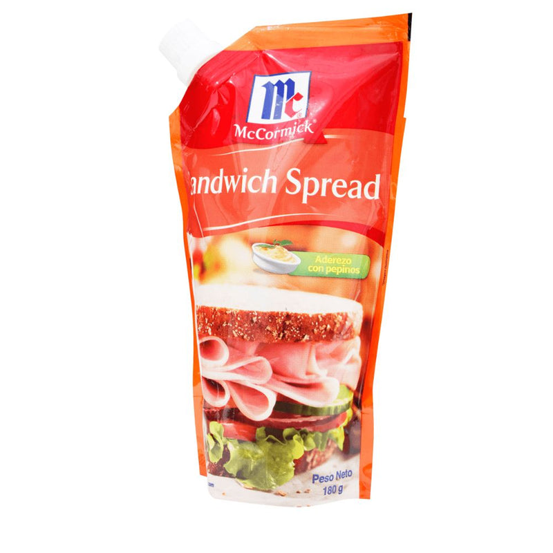 SANDWICH SPREAD DOY PACK MCCORMICK 180 GR