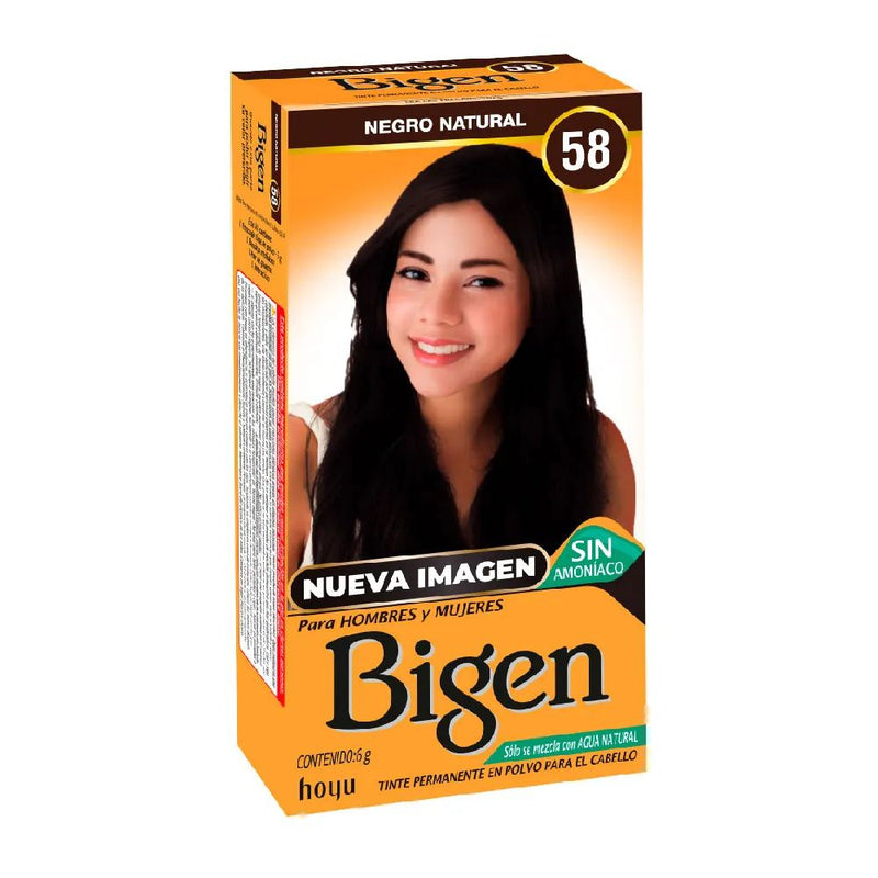 TINTE DE CABELLO COLOR NEGRO NATURAL BIGEN 6 GR