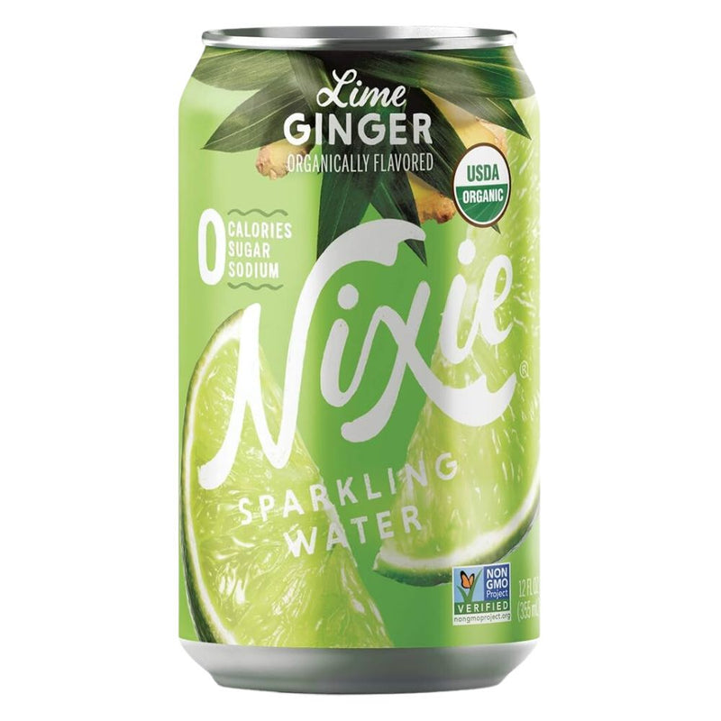 AGUA CON GAS LIME GINGER NIXIE 12 OZ