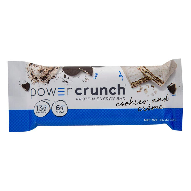 BARRA DE PROTEINA COOKIES AND CREAM POWER CRUNCH 40 GR