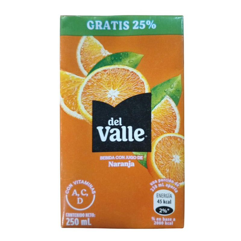 JUGO DE NARANJA DEL VALLE 250 ML