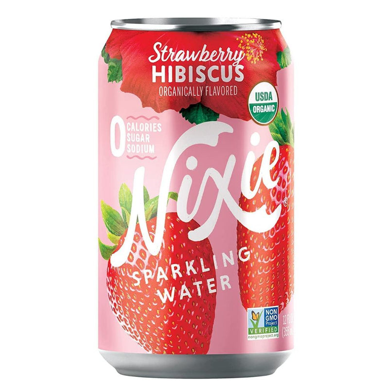 AGUA CON GAS STRAWBERRY HIBISCUS NIXIE 12 OZ