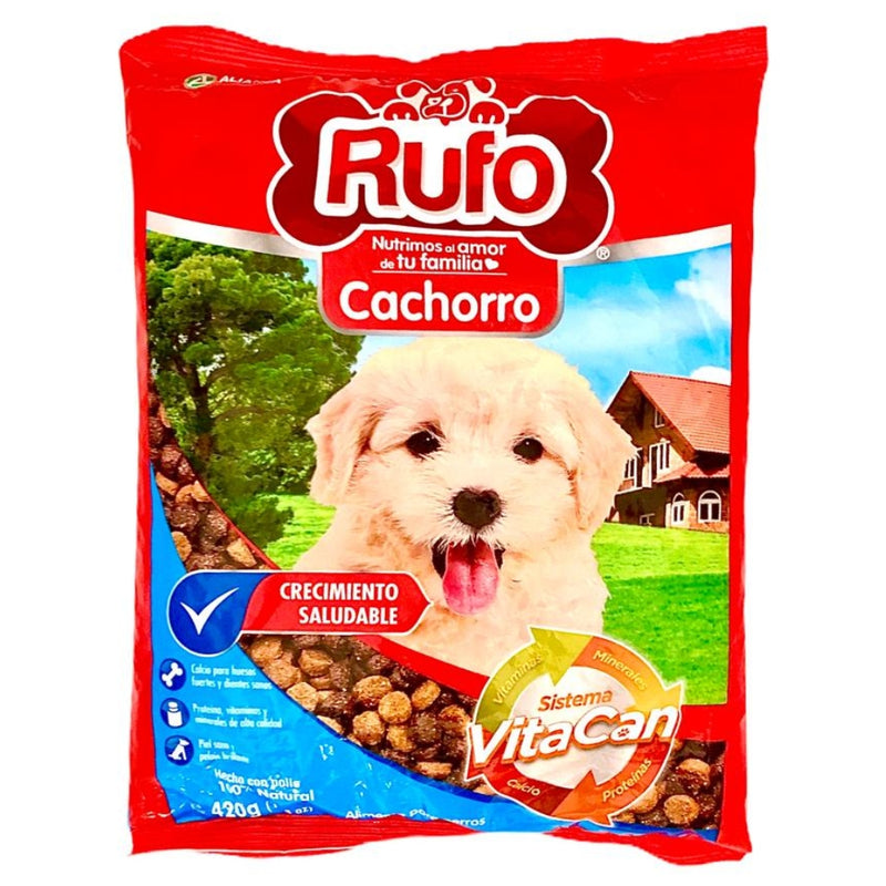 ALIMENTO PARA CACHORRO RUFO 420 GR