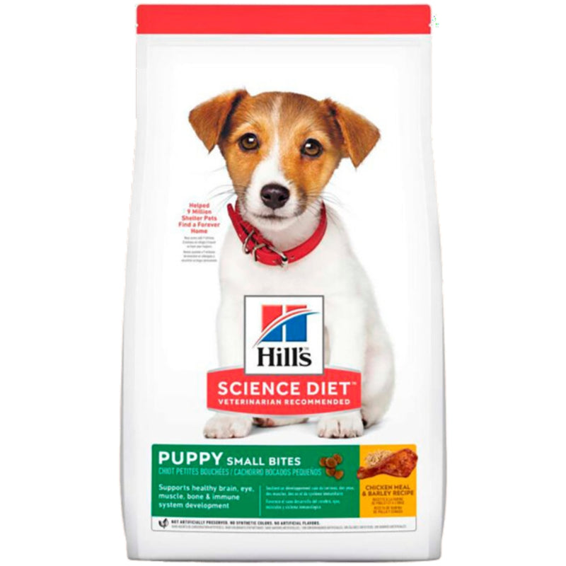 ALIMENTO PARA PERRO CACHORRO SMALL BITES HILL'S 2 KG