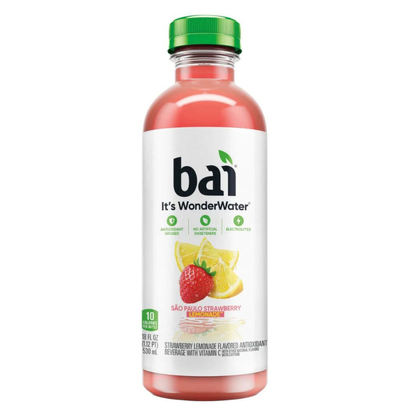 BEBIDA ANTIOXIDANTE INFUSION SAO PAULO STRAWBERRY LEMONADE BAI 18 OZ