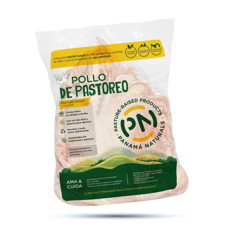 POLLO ENTERO DE PASTOREO PANAMA NATURALS DE 1.7 A 1.9 KG