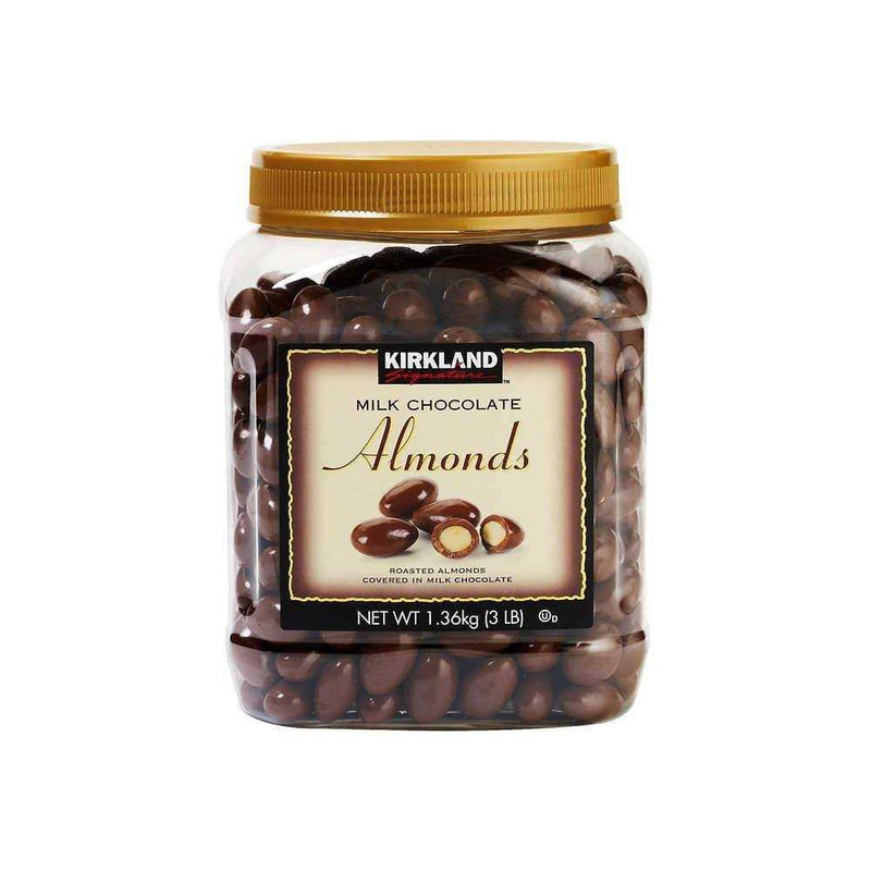 ALMENDRAS BAÑADAS EN CHOCOLATE KIRKLAND SIGNATURE 3 LB