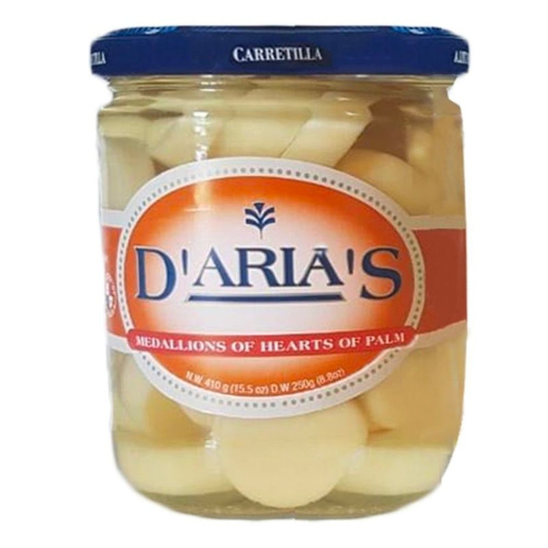 PALMITOS EN RODAJAS D´ARIA´S 250 GR