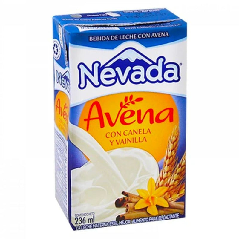 LECHE DE AVENA CON CANELA Y VAINILLA NEVADA 236 ML