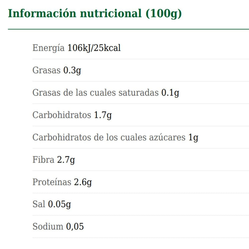 BROCOLI ARDO 2.5 KG