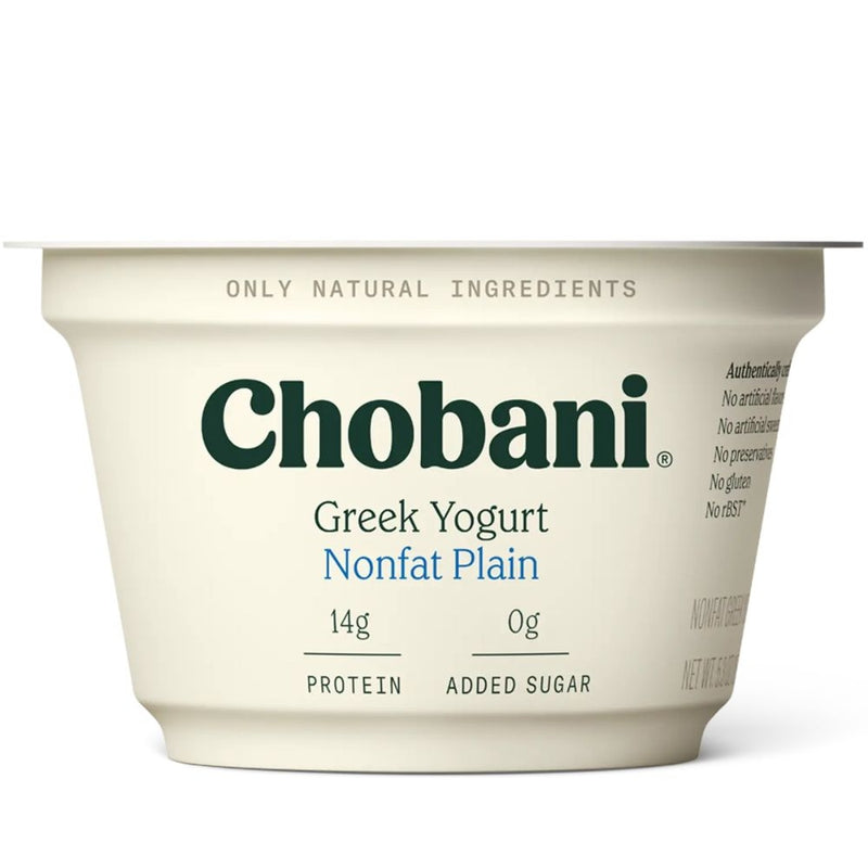 YOGURT CHOBANI PLAIN NON FAT 150 GR