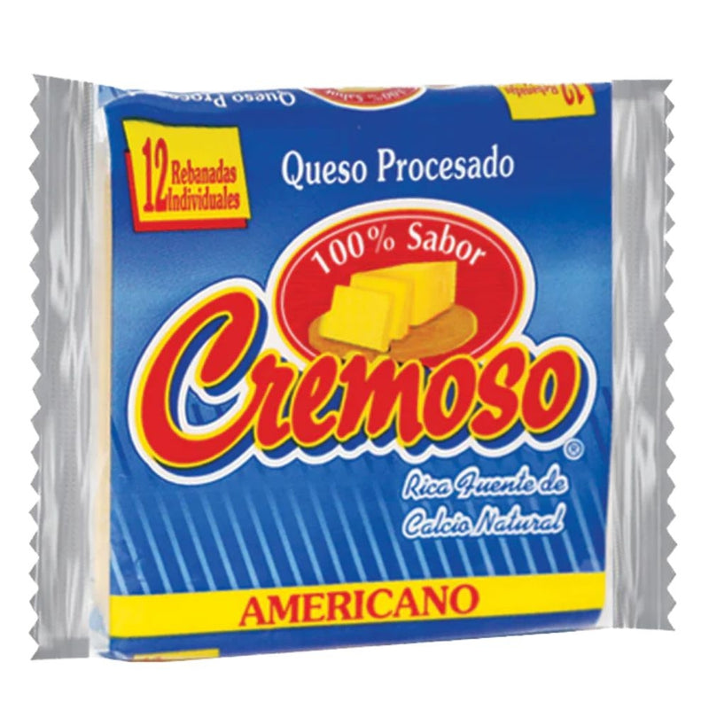 QUESO AMARILLO CREMOSO 12 REBANADAS