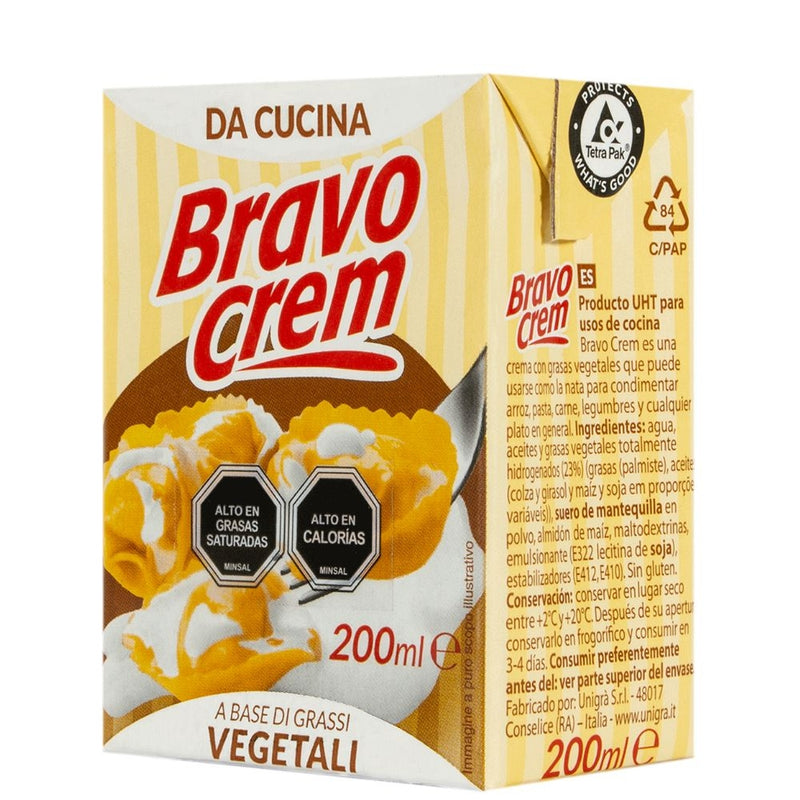 CREMA PARA COCINAR BRAVO CREAM 200 ML