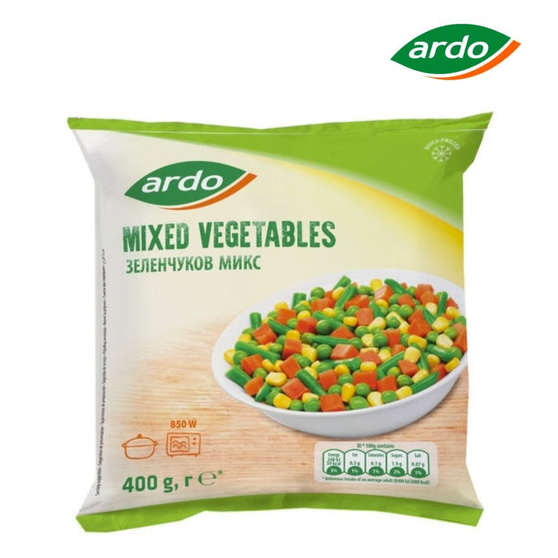 VEGETALES MIXTOS ARDO 400 G