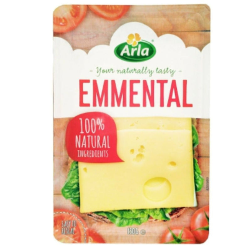 QUESO EMMENTAL  REBANADO ARLA 150 GR