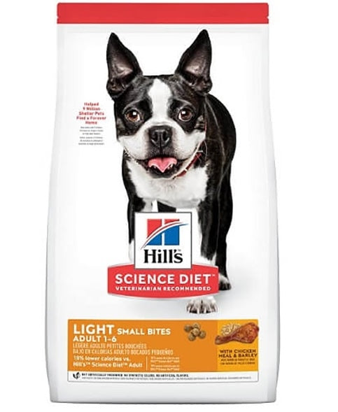 ALIMENTO PARA PERRO ADULTO RAZA PEQUEÑA LIGHT SMALL BITES HILL'S 2 KG