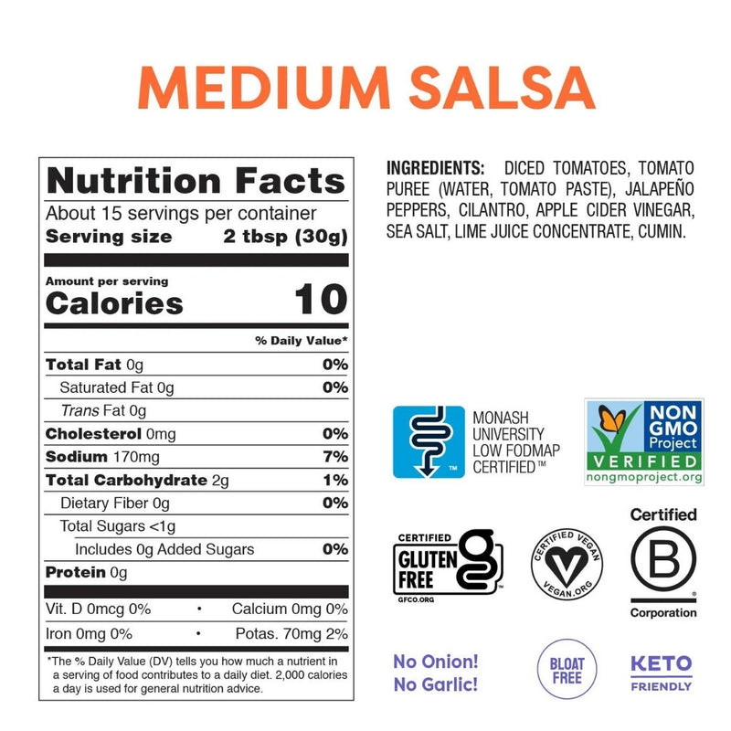 SALSA MEDIUM FODY 16 OZ