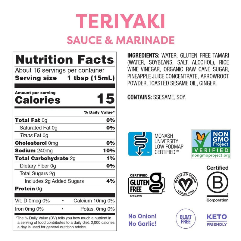 SALSA TERIYAKI & MARINADE FODY 6 OZ